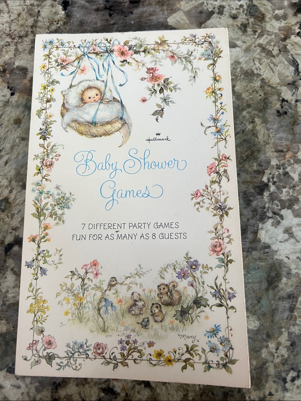 Vintage Hallmark Baby Shower Games Booklet from the 80’s